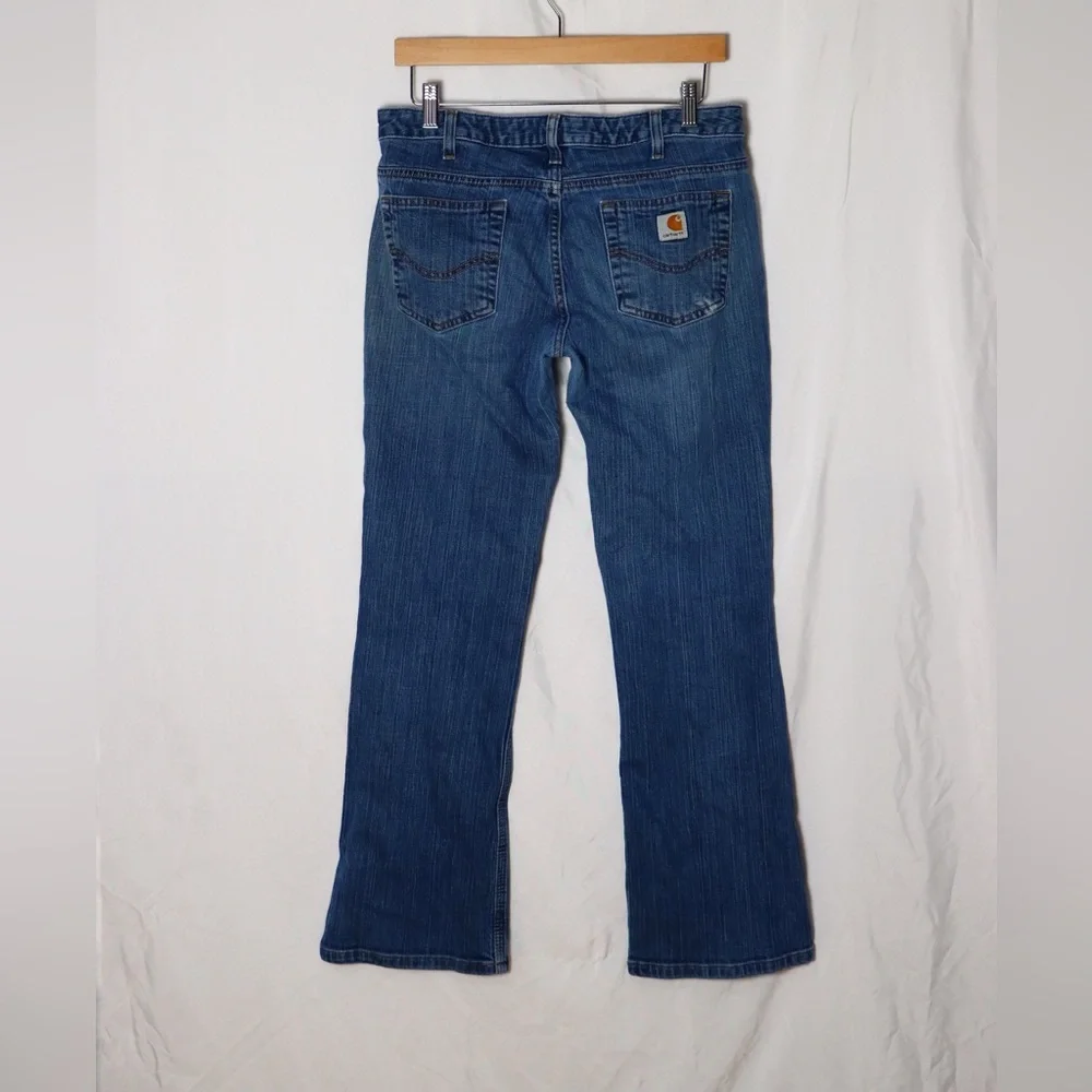 Vintage Carhartt Women's curvy fit Jeans - Deep Blue